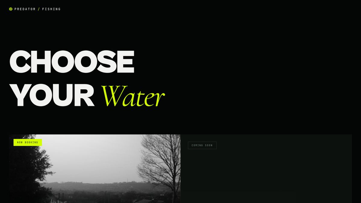 Predator Fishing — homepage